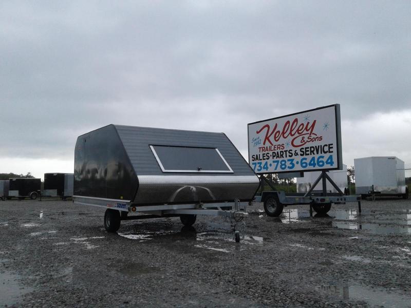 2019 Pro Starr 101"x12 Tilt 2 Place w/ Sled Shed Cap Snowmobile Trailer 2019 Pro Starr 101"x12 Tilt 2 Place w/ Sled Shed Cap Snowmobile Trailer