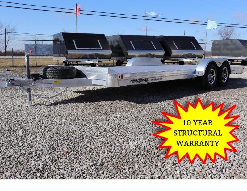 2019 Hillsboro Industries 82.5"x20 Aluminum Car Hauler Car / Racing Trailer 2019 Hillsboro Industries 82.5"x20 Aluminum Car Hauler Car / Racing Trailer