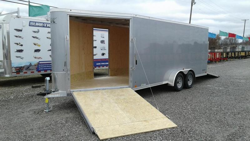2018 Aluminum Trailer Company 7x18+6 3-Place Snowmobile Trailer 2018 Aluminum Trailer Company 7x18+6 3-Place Snowmobile Trailer