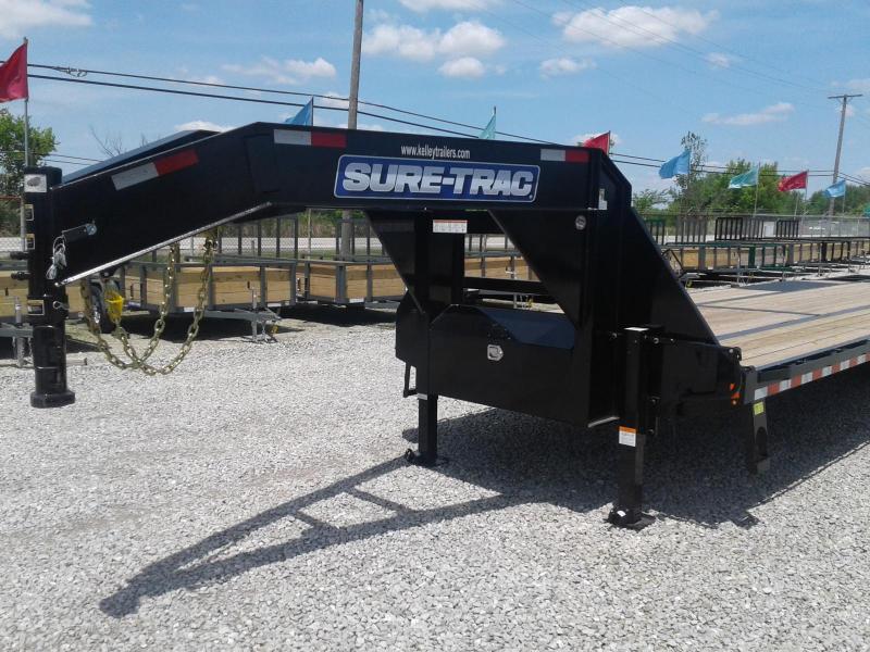 2019 Sure-Trac 8.5x25+5 25.9K Deckover Gooseneck Flat Bed Trailer 2019 Sure-Trac 8.5x25+5 25.9K Deckover Gooseneck Flat Bed Trailer