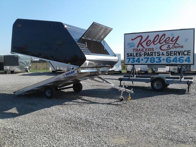 2019 Pro Starr 101"x12 Tilt 2 Place w/ Sled Shed Cap Snowmobile Trailer 2019 Pro Starr 101"x12 Tilt 2 Place w/ Sled Shed Cap Snowmobile Trailer