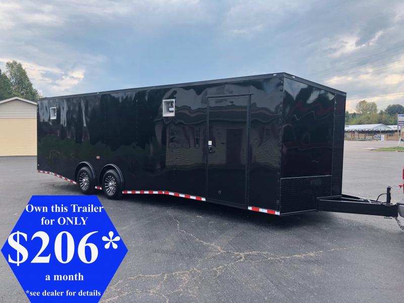 2019 Rock Solid Cargo 28 Race Trailer Midnight Edition Car / Racing Trailer 2019 Rock Solid Cargo 28 Race Trailer Midnight Edition Car / Racing Trailer