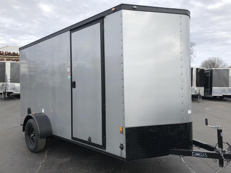 2019 Forest River 6x12SA Silver Blackout Enclosed Cargo Trailer in Ashburn, VA 2019 Forest River 6x12SA Silver Blackout Enclosed Cargo Trailer in Ashburn, VA