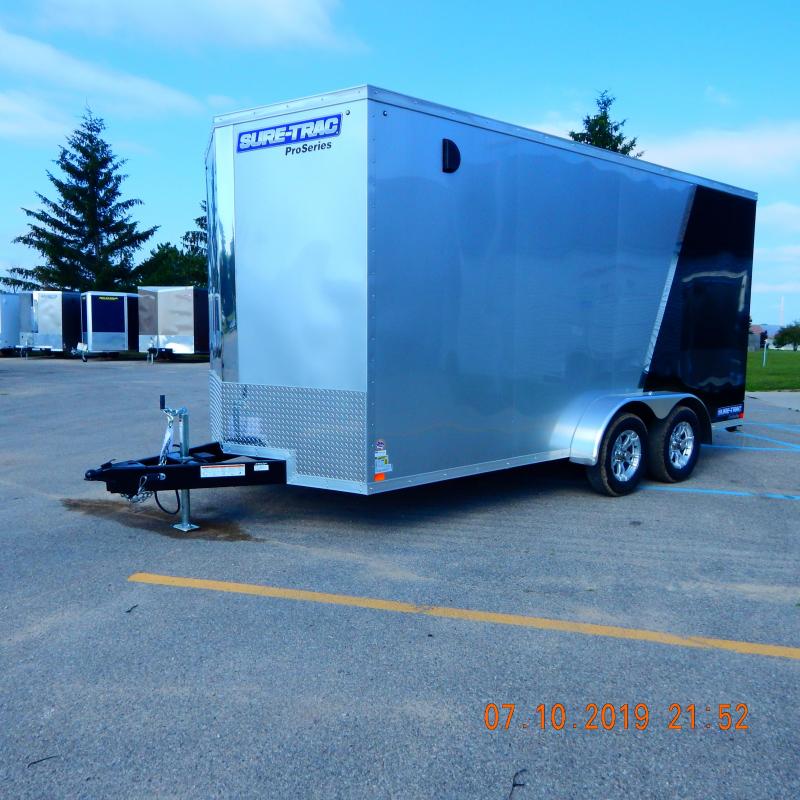 2019 Sure-Trac 7x16 Pro-Series Wedge 7k Enclosed Cargo Trailer 2019 Sure-Trac 7x16 Pro-Series Wedge 7k Enclosed Cargo Trailer