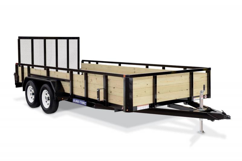 2018 Sure-Trac 7X12 3 BOARD Utility Trailer 2018 Sure-Trac 7X12 3 BOARD Utility Trailer