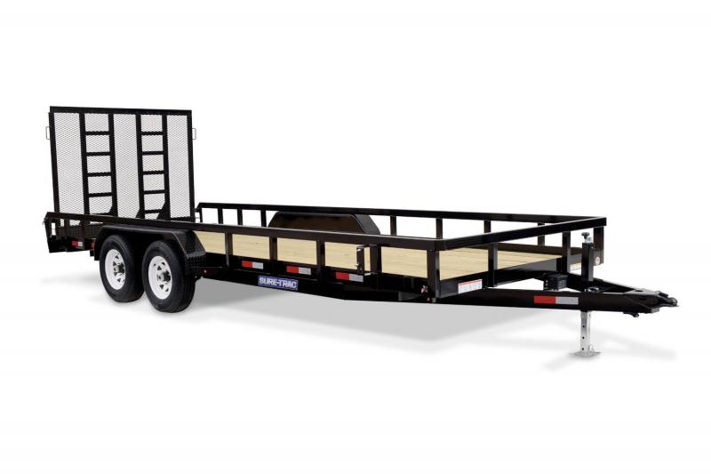 2018 Sure-Trac 7X18 TUBE TOP Utility Trailer 2018 Sure-Trac 7X18 TUBE TOP Utility Trailer