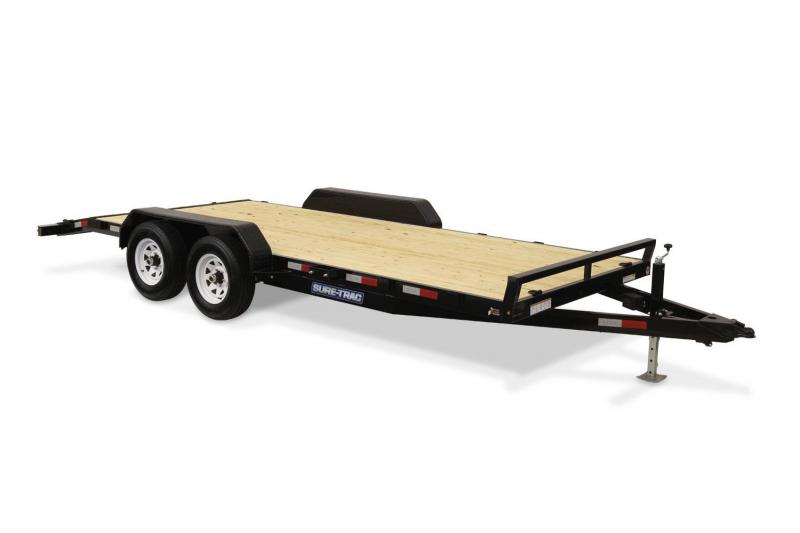 2018 Sure-Trac 7X18 WOOD DECK Car / Racing Trailer 2018 Sure-Trac 7X18 WOOD DECK Car / Racing Trailer