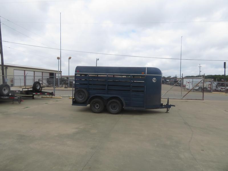Rental 66 - 2016 S and H Trailers 14 Stock Livestock Trailer Rental 66 - 2016 S and H Trailers 14 Stock Livestock Trailer