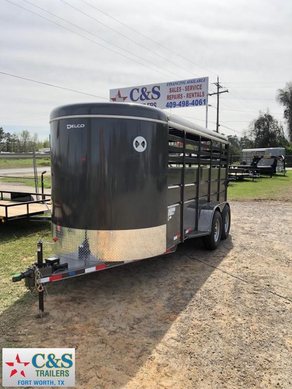 2019 Delco Trailers 6x16 BPTA Livestock Trailer 2019 Delco Trailers 6x16 BPTA Livestock Trailer