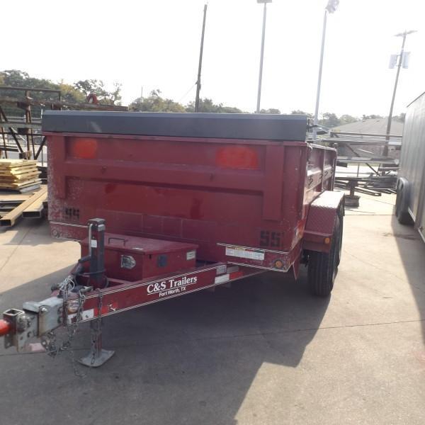 Rental 55 - Lamar 77" x 10' Dump Trailer Rental 55 - Lamar 77" x 10' Dump Trailer