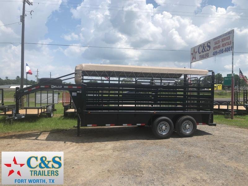 2019 Delco Trailers 80 x 16 Livestock Trailer 2019 Delco Trailers 80 x 16 Livestock Trailer