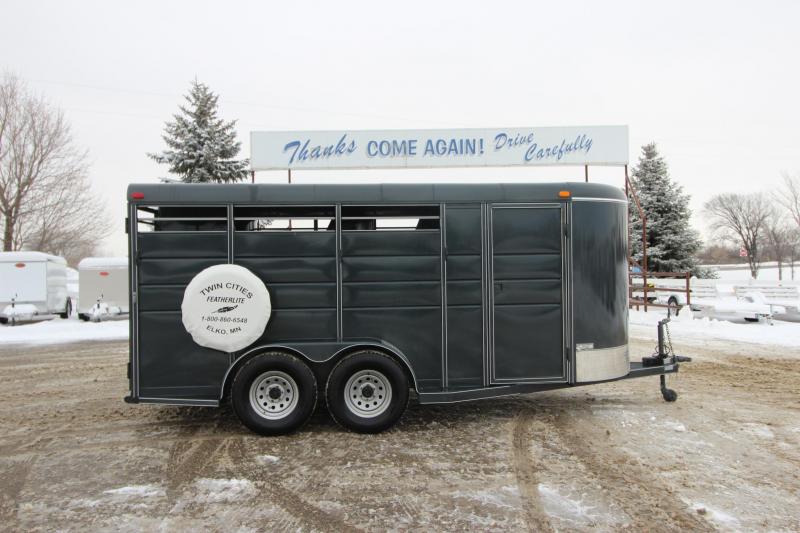 2018 Calico Trailers 17 Stock/Combo D/R Horse Trailer 2018 Calico Trailers 17 Stock/Combo D/R Horse Trailer