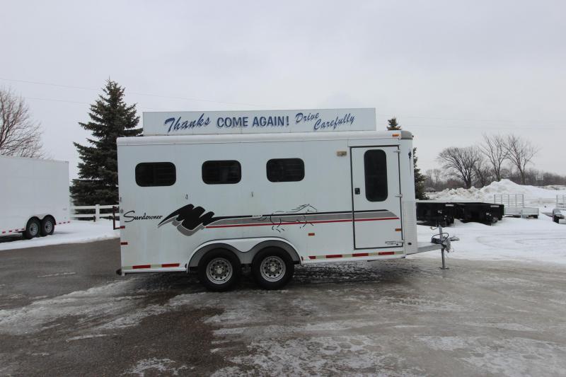 1999 Sundowner Trailers 3HR BP Horse Trailer 1999 Sundowner Trailers 3HR BP Horse Trailer