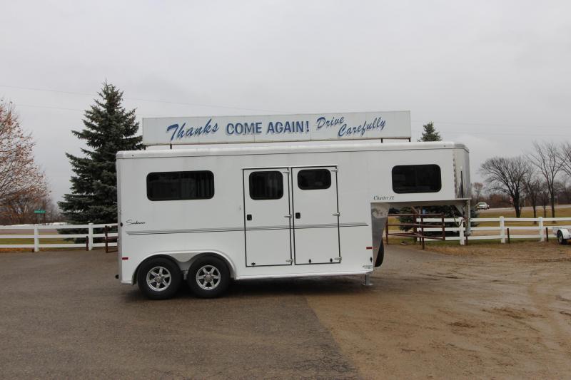 2019 Sundowner Trailers Charter 2HR GN Horse Trailer 2019 Sundowner Trailers Charter 2HR GN Horse Trailer