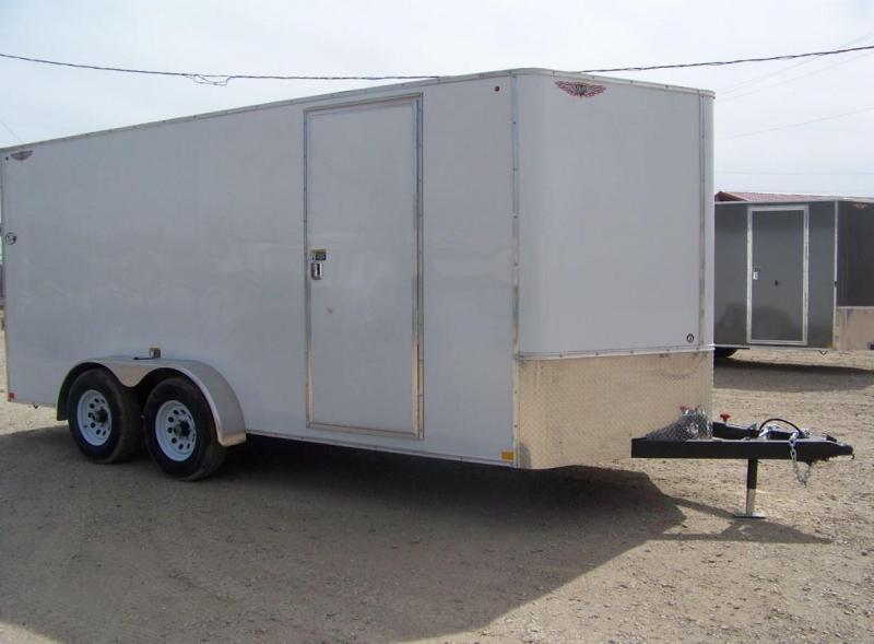 2019 H and H Trailer 7X16 TANDEM FLAT TOP HH VNOSE 7K CARGO 2019 H and H Trailer 7X16 TANDEM FLAT TOP HH VNOSE 7K CARGO