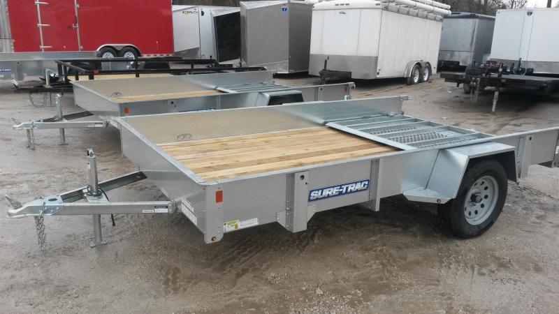 2019 Sure-Trac 5x10 Galvanized High Side Utility Trailer w/Spring Assisted Gate 3k 2019 Sure-Trac 5x10 Galvanized High Side Utility Trailer w/Spring Assisted Gate 3k
