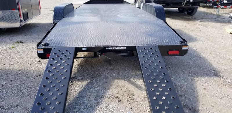 2019 Sure-Trac 7x20 Steel Deck Car Hauler w/Slide Out Ramps 10k 2019 Sure-Trac 7x20 Steel Deck Car Hauler w/Slide Out Ramps 10k