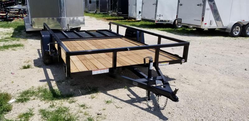 2019 Sure-Trac 7x12 Tube Top Utility w/Gate 3k 2019 Sure-Trac 7x12 Tube Top Utility w/Gate 3k