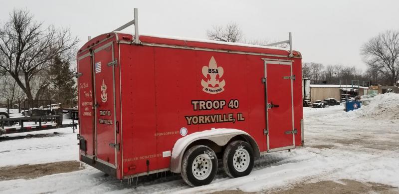 2000 Nations Trailers 7x14 Enclosed Cargo Trailer 7k 2000 Nations Trailers 7x14 Enclosed Cargo Trailer 7k