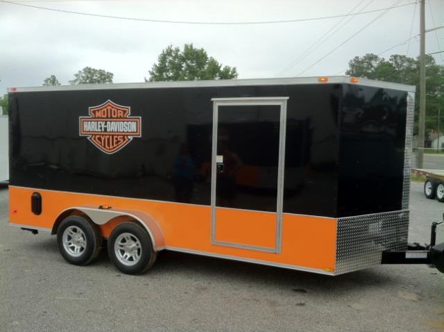 Diamond Cargo 7x16 TVRH Enclosed Harley Trailer in Ashburn, VA Diamond Cargo 7x16 TVRH Enclosed Harley Trailer in Ashburn, VA