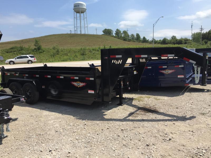 2019 H and H Trailer 83X16 DBW GN DUMP BOX 14K 2019 H and H Trailer 83X16 DBW GN DUMP BOX 14K