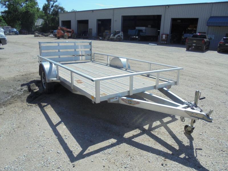 2017 H and H Trailer 8x12 Rail Side Aluminum Utility Trailer 2017 H and H Trailer 8x12 Rail Side Aluminum Utility Trailer