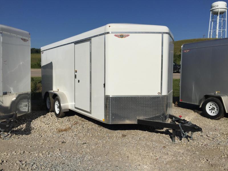 2020 H and H Trailer 7X16 TANDEM RND TOP CA VNOSE CARGO 2020 H and H Trailer 7X16 TANDEM RND TOP CA VNOSE CARGO