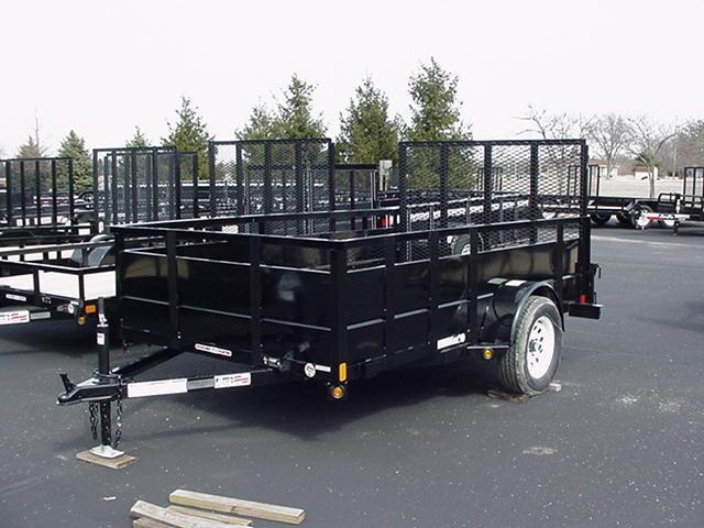 Liberty 6 x 10 SA Angle Frame w/30" Solid Steel Sides/Angle Rail/HD Spring Assisted Mesh Ramp Liberty 6 x 10 SA Angle Frame w/30" Solid Steel Sides/Angle Rail/HD Spring Assisted Mesh Ramp