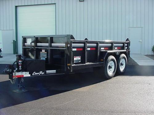 CornPro 6'9" x 12' 10K Lo Profile Light Duty Dump w/Ramps CornPro 6'9" x 12' 10K Lo Profile Light Duty Dump w/Ramps