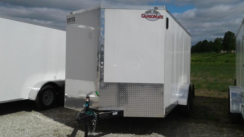 2019 7x14 TA Cargo Mate EHW714TA2 Enclosed Cargo Trailer - Double Door (GVW: 7000) 2019 7x14 TA Cargo Mate EHW714TA2 Enclosed Cargo Trailer - Double Door (GVW: 7000)