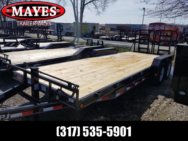 2019 22' (20+2) PJ Trailers 22' x 6" Channel Equipment Trailer - Split HD Gate (GVW: 14000) 2019 22' (20+2) PJ Trailers 22' x 6" Channel Equipment Trailer - Split HD Gate (GVW: 14000)