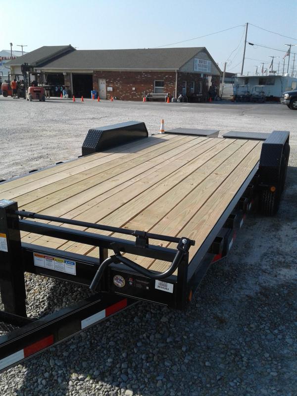 2019 83x20(16.5+3.5' Dovetail) PJ Trailers CC 6" Channel Equipment Trailer - w/ 2 Monster Ramps (GVW: 14000) 2019 83x20(16.5+3.5' Dovetail) PJ Trailers CC 6" Channel Equipment Trailer - w/ 2 Monster Ramps (GVW: 14000)