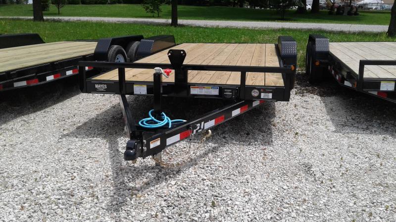 2020 18' (16+2) TA Equipment PJ Trailers 18'x5" Channel Equipment Trailer - Rear Slide In Ramps (GVW: 9899) 2020 18' (16+2) TA Equipment PJ Trailers 18'x5" Channel Equipment Trailer - Rear Slide In Ramps (GVW: 9899)