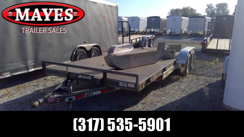 2011 83x20 (18+2) TA PJ Trailers C5202 Car / Racing Trailer - Steel Floor - D-Rings (GVW: 7000) 2011 83x20 (18+2) TA PJ Trailers C5202 Car / Racing Trailer - Steel Floor - D-Rings (GVW: 7000)