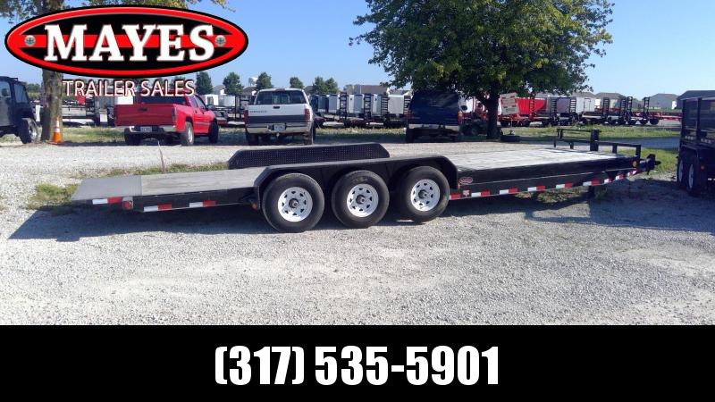 Used 2018 26' TA Tilt PJ Trailers T7263 Equipment Trailer - Pintle - Torsion (GVW: 21000) Used 2018 26' TA Tilt PJ Trailers T7263 Equipment Trailer - Pintle - Torsion (GVW: 21000)