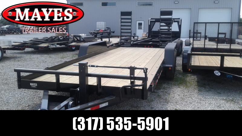 2020 B-B 20 Foot Angle Iron BCT2014E Equipment Trailer - Flip Up Ramps (GVW: 14000) 2020 B-B 20 Foot Angle Iron BCT2014E Equipment Trailer - Flip Up Ramps (GVW: 14000)