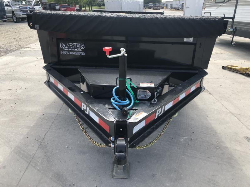 2020 83x14 TA PJ Trailers DL142 Dump Trailer - Split/Spread Gate - Tarp Kit (GVW: 14000) 2020 83x14 TA PJ Trailers DL142 Dump Trailer - Split/Spread Gate - Tarp Kit (GVW: 14000)