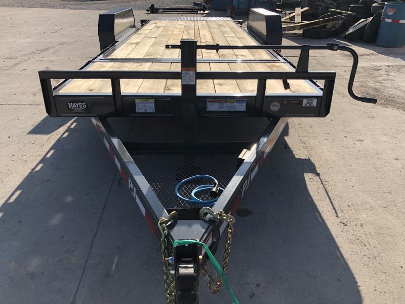 2020 16 Foot (14+2) TA PJ Trailers T6202 Equipment Trailer - Dovetail - 5 Foot Fold Up Ramps (GVW: 14000) 2020 16 Foot (14+2) TA PJ Trailers T6202 Equipment Trailer - Dovetail - 5 Foot Fold Up Ramps (GVW: 14000)