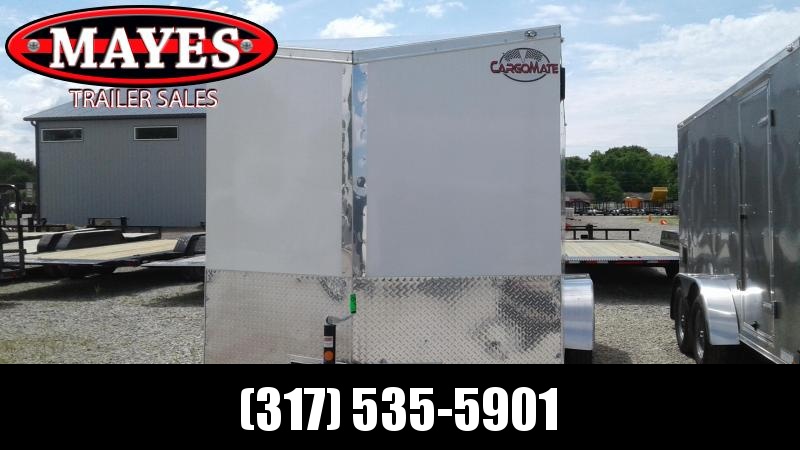 2020 7x14 TA Cargo Mate EHW714TA2 Enclosed Cargo Trailer - Ramp Door - Slant V-Nose (GVW: 7000) 2020 7x14 TA Cargo Mate EHW714TA2 Enclosed Cargo Trailer - Ramp Door - Slant V-Nose (GVW: 7000)