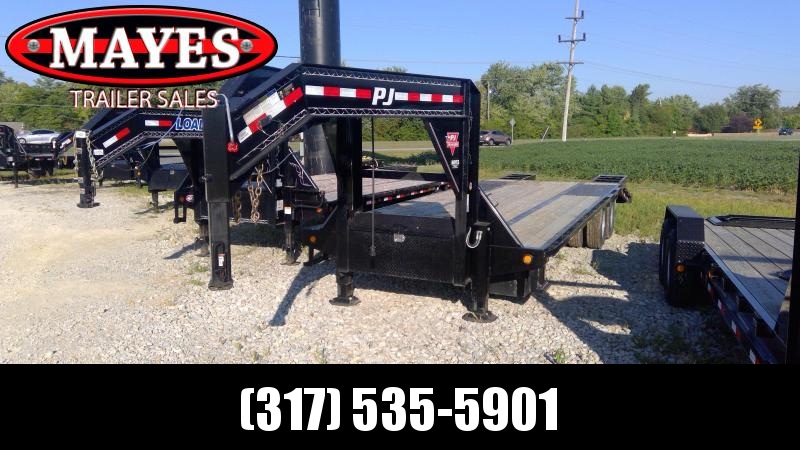 2019 102X27 PJ Trailers LD272 Equipment Trailer - 22+5 Low Pro Flatdeck with Duals Gooseneck (GVW: 25000) 2019 102X27 PJ Trailers LD272 Equipment Trailer - 22+5 Low Pro Flatdeck with Duals Gooseneck (GVW: 25000)