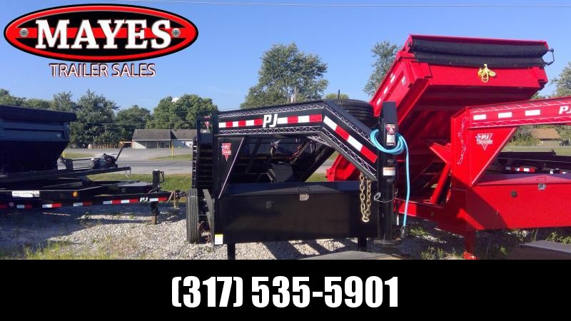 2020 14 Foot Rollster PJ Trailers DR142 Dump Trailer - Roll Off Dump - Gooseneck (GVW: 14000) 2020 14 Foot Rollster PJ Trailers DR142 Dump Trailer - Roll Off Dump - Gooseneck (GVW: 14000)
