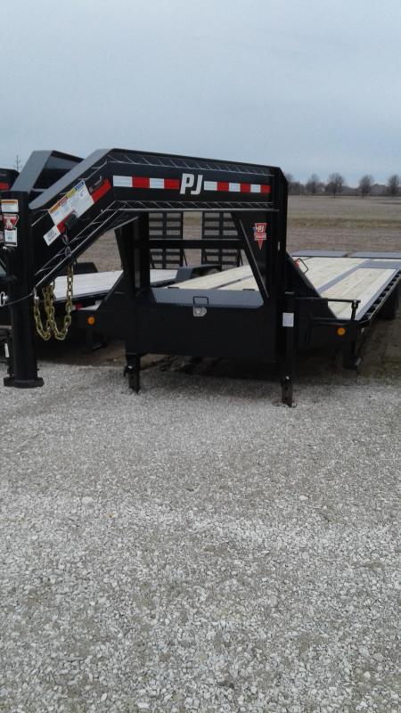 2019 102x32 (27+5) PJ Trailers 32' Low-Pro Flatdeck with Duals Trailer - Monster Ramps (GVW: 25000) 2019 102x32 (27+5) PJ Trailers 32' Low-Pro Flatdeck with Duals Trailer - Monster Ramps (GVW: 25000)