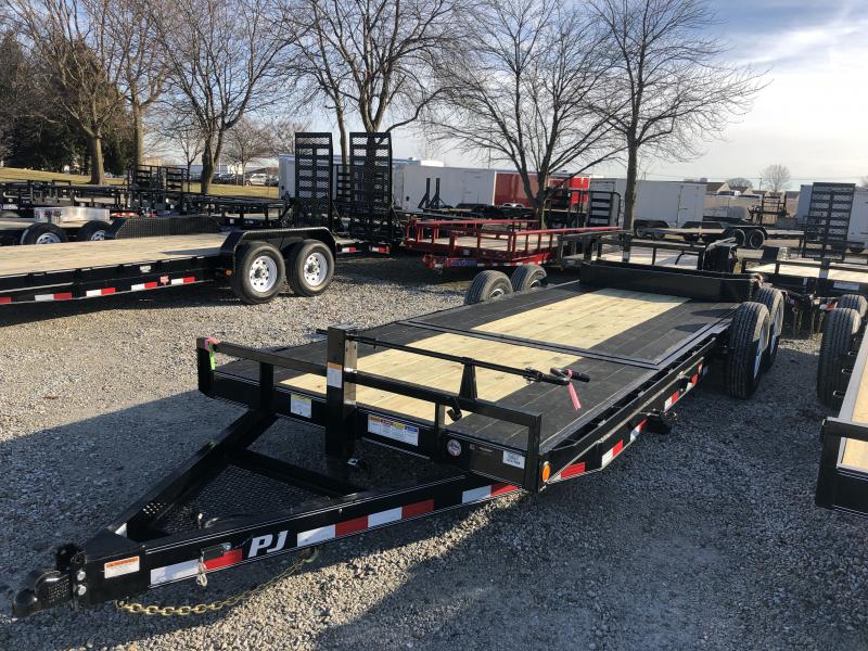 2019 22' (6+16) Tilt PJ Trailers T6222 Equipment Trailer - Blackwood Pro Outer Deck (GVW: 14000) 2019 22' (6+16) Tilt PJ Trailers T6222 Equipment Trailer - Blackwood Pro Outer Deck (GVW: 14000)