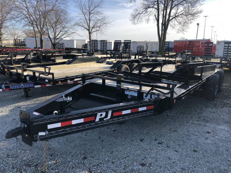 2018 80x20 (18+2) PJ Trailers H5202 Equipment Trailer - HD Fold Up Ramps (GVW: 20000) 2018 80x20 (18+2) PJ Trailers H5202 Equipment Trailer - HD Fold Up Ramps (GVW: 20000)