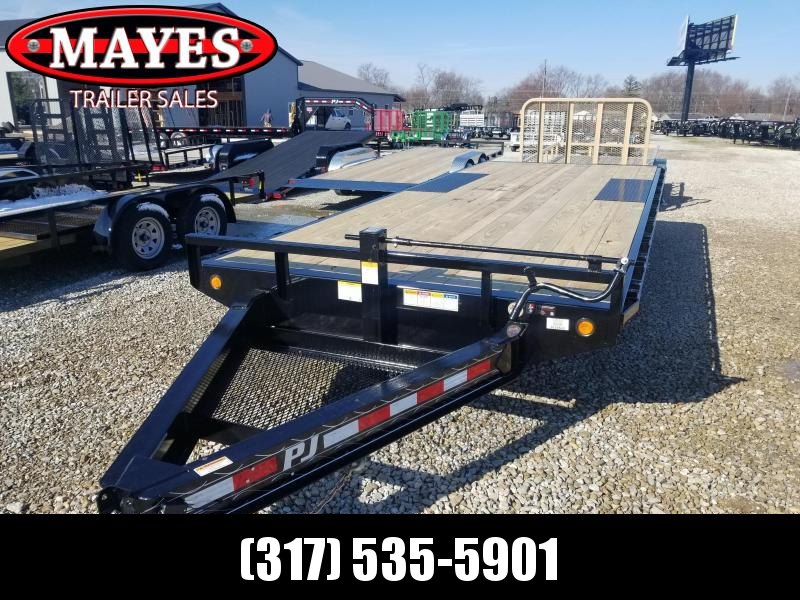 2019 96"x20' Deckover PJ Trailers F8202 Equipment Trailer - 8" I-Beam - Ramps (GVW: 14000) 2019 96"x20' Deckover PJ Trailers F8202 Equipment Trailer - 8" I-Beam - Ramps (GVW: 14000)