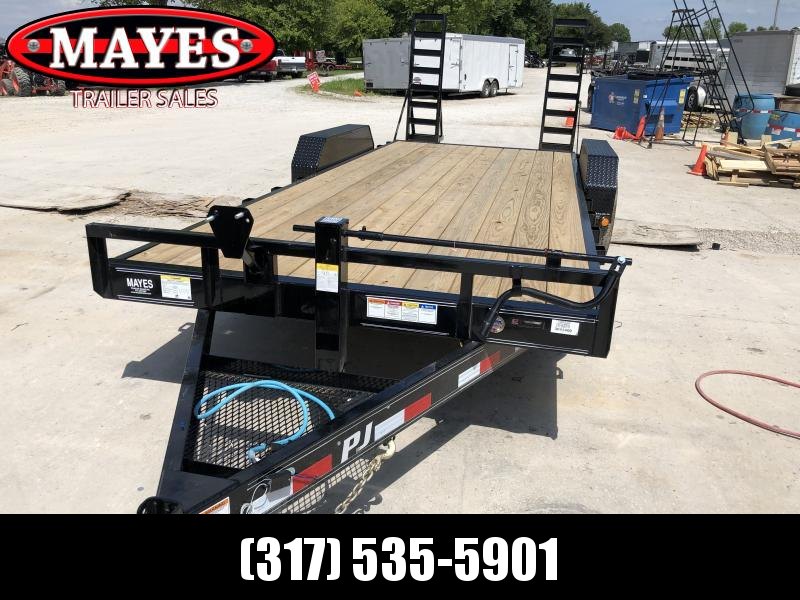 2020 83x20(18+2) 6 Inch Channel PJ Trailer - 5' Fold Up Ramps (GVW: 14000) 2020 83x20(18+2) 6 Inch Channel PJ Trailer - 5' Fold Up Ramps (GVW: 14000)