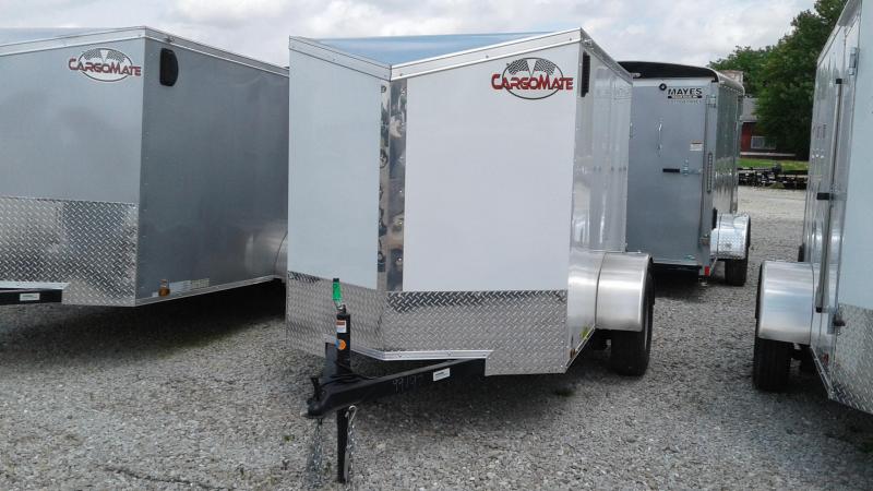 2019 5x8 SA Cargo Mate EHW58SA Enclosed Cargo Trailer - Double Door - Slant Nose (GVW: 2990) 2019 5x8 SA Cargo Mate EHW58SA Enclosed Cargo Trailer - Double Door - Slant Nose (GVW: 2990)
