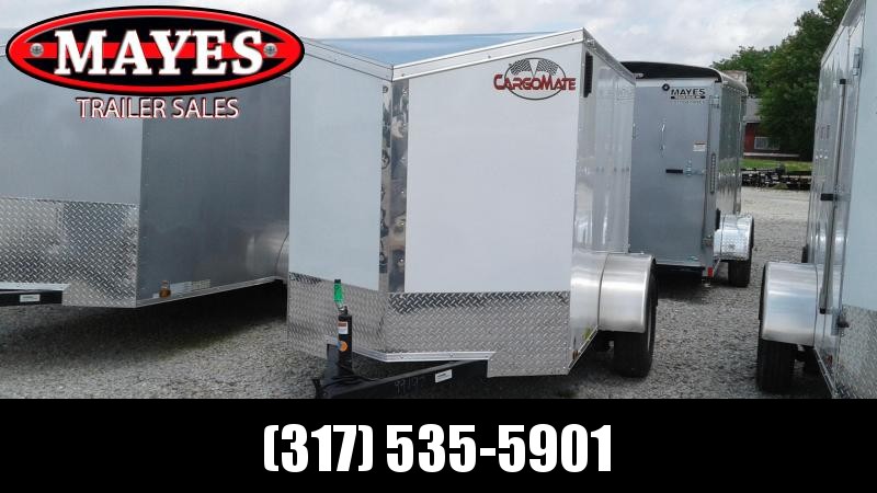 2019 5x8 SA Cargo Mate EHW58SA Enclosed Cargo Trailer - Double Door - Slant Nose (GVW: 2990) 2019 5x8 SA Cargo Mate EHW58SA Enclosed Cargo Trailer - Double Door - Slant Nose (GVW: 2990)
