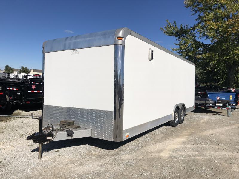 2004 102x24 Cargo Mate ELA8524TA3 Enclosed Cargo Trailer - Aluminum Frame - White (RD)(GVW: 9800) *USED* 2004 102x24 Cargo Mate ELA8524TA3 Enclosed Cargo Trailer - Aluminum Frame - White (RD)(GVW: 9800) *USED*