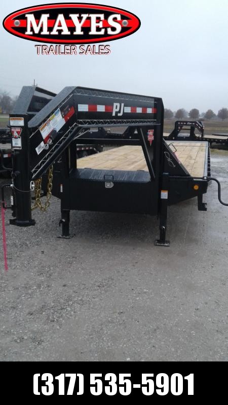 2019 102x32 (22+10) PJ Trailers FY322 Equipment Trailer - Gooseneck with 10' Hydraulic Dove (GVW: 25000) 2019 102x32 (22+10) PJ Trailers FY322 Equipment Trailer - Gooseneck with 10' Hydraulic Dove (GVW: 25000)